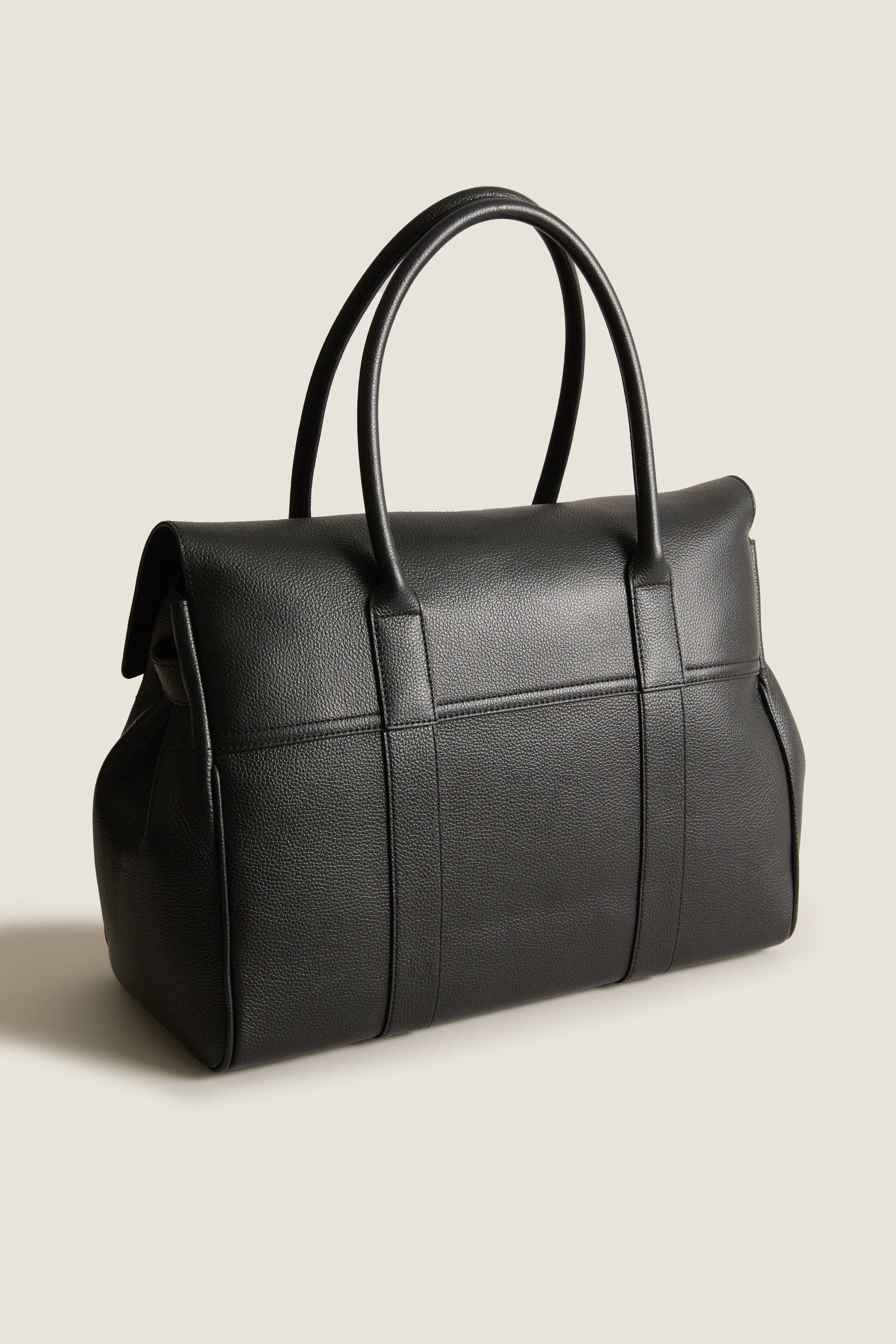 Black Small Classic Grain Bayswater Bag