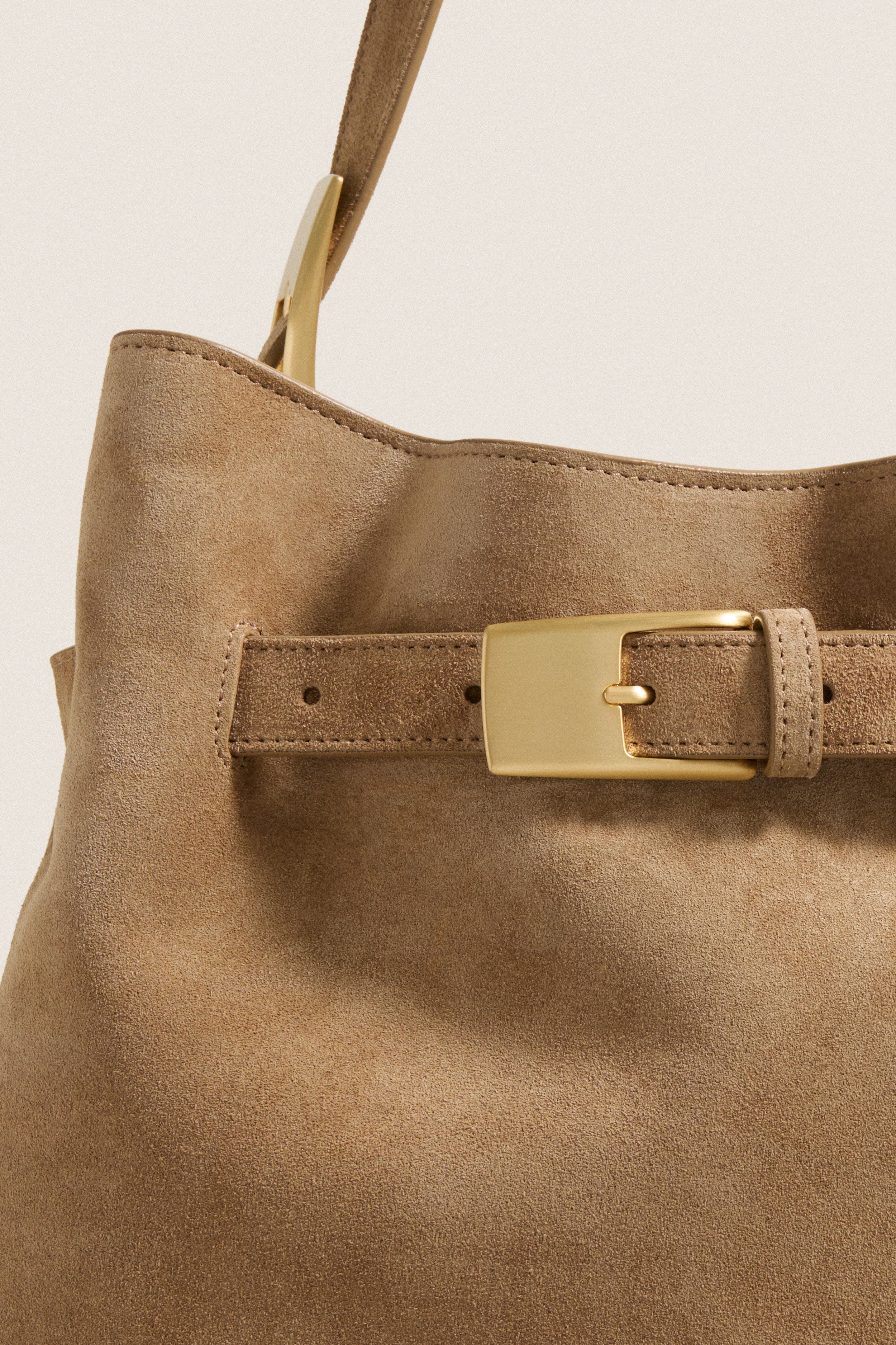 Tan Suede Belt Bag