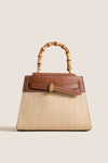 Hazelwood Natural Raffia Veronica Beard Dash Top Handle