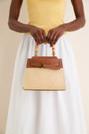 Hazelwood Natural Raffia Veronica Beard Dash Top Handle
