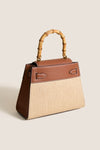 Hazelwood Natural Raffia Veronica Beard Dash Top Handle