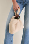 Stone Khaki Suede Veronica Beard Swing Bag
