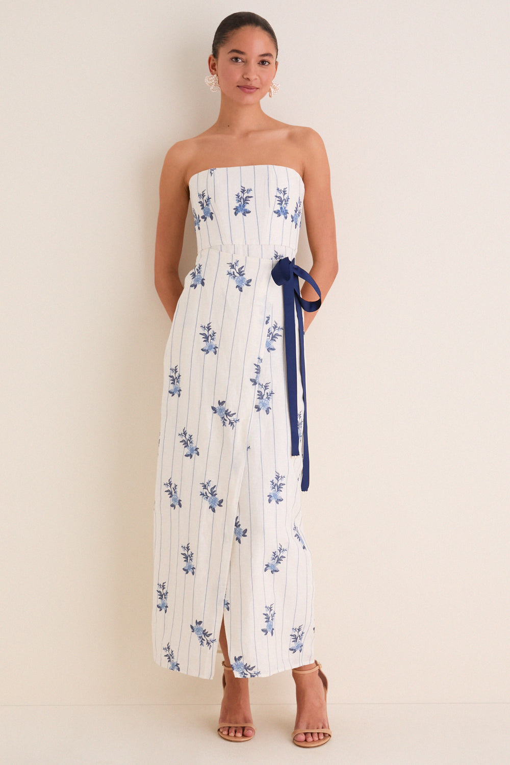 Valle Cinefila Strapless Maxi Dress Valle Cinefila Strapless Maxi Dress