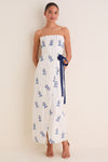 Valle Cinefila Strapless Maxi Dress