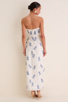 Valle Cinefila Strapless Maxi Dress