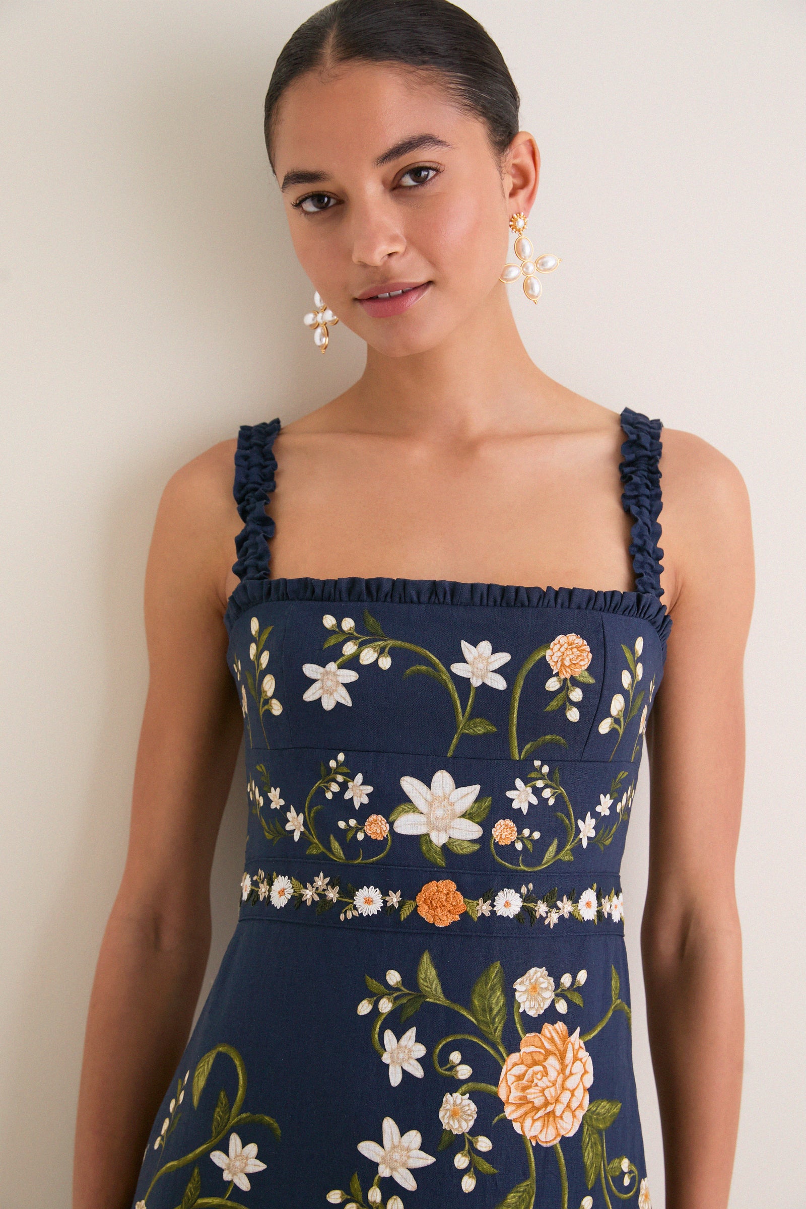 Valle Nispero Midi Dress