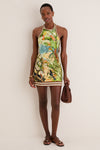 Multi Toucan Tango Halter Mini Dress