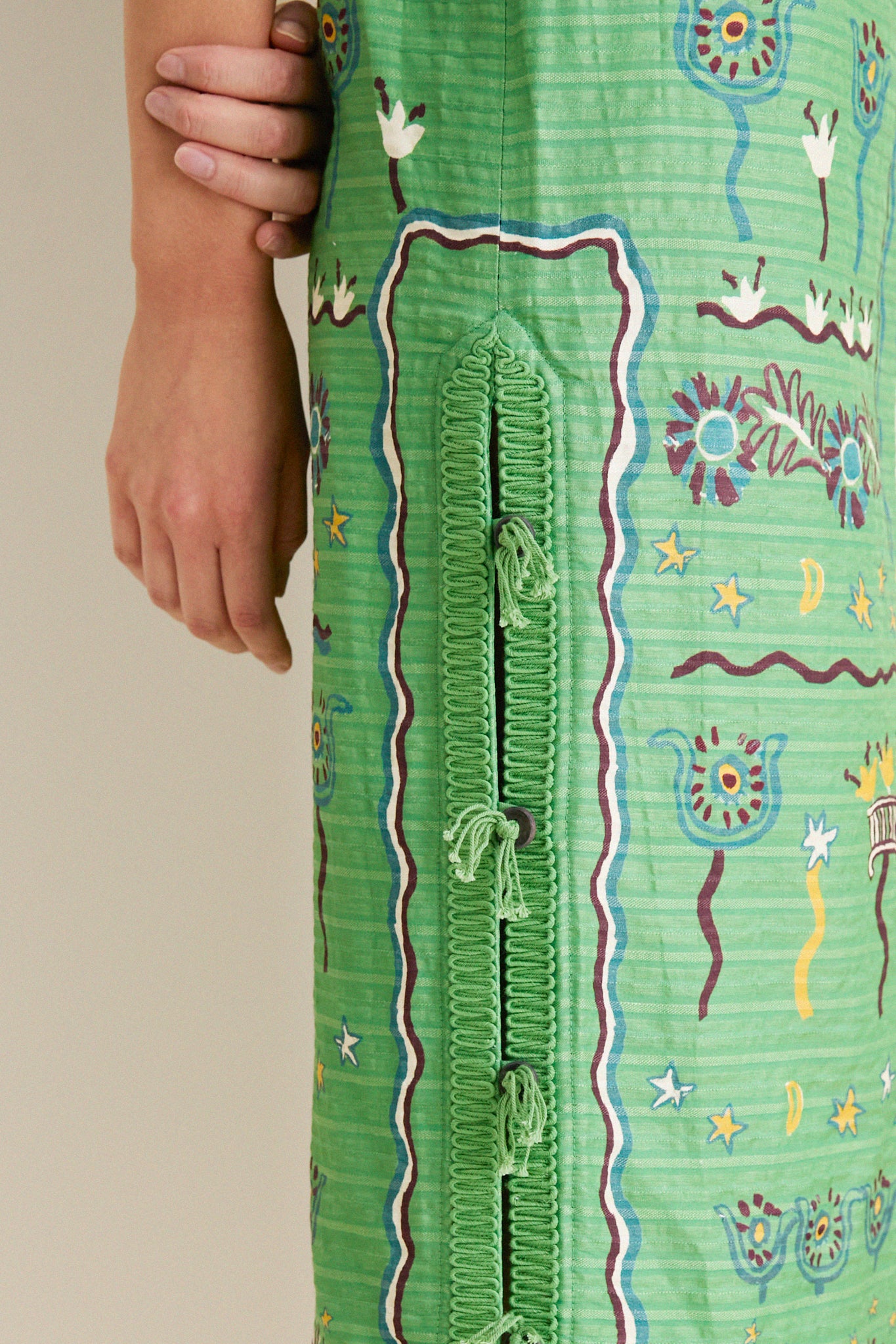 Multi Sun Dancer Midi Dress