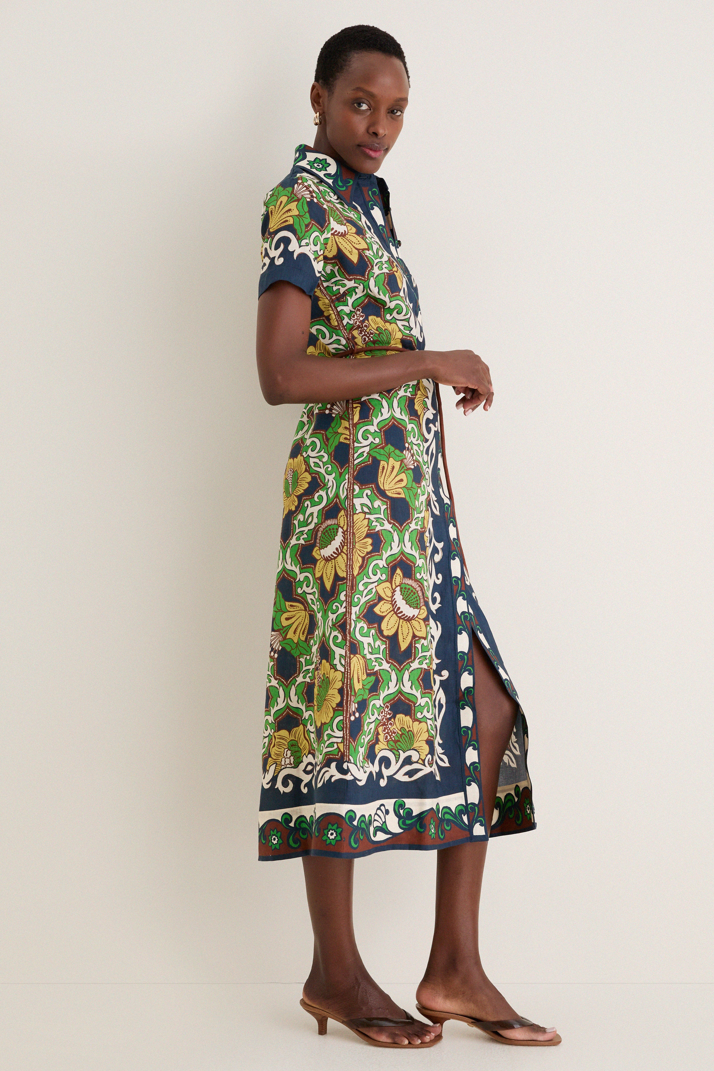Multi Liana Shirtdress | Alemais