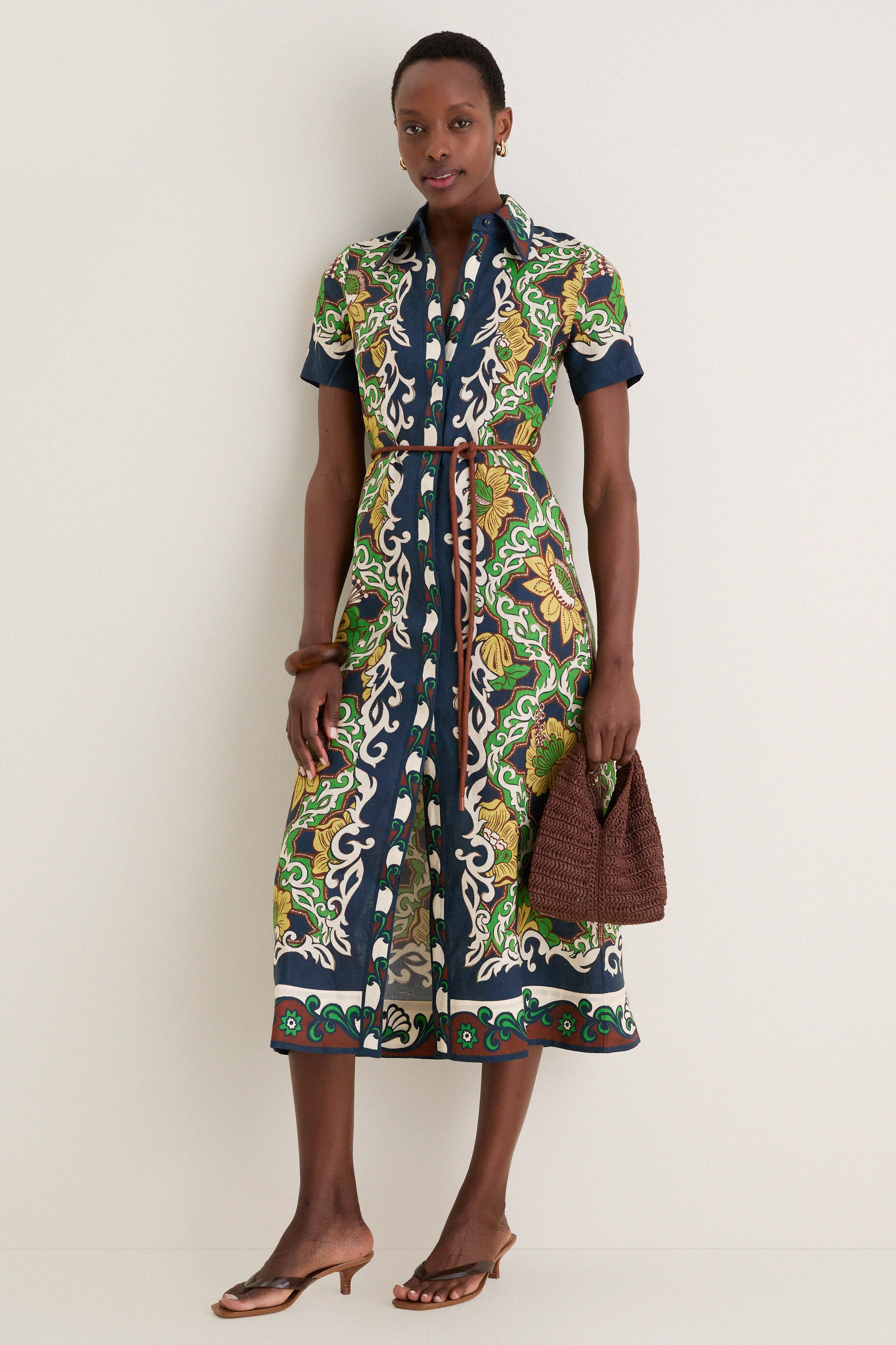 Multi Liana Shirtdress | Alemais