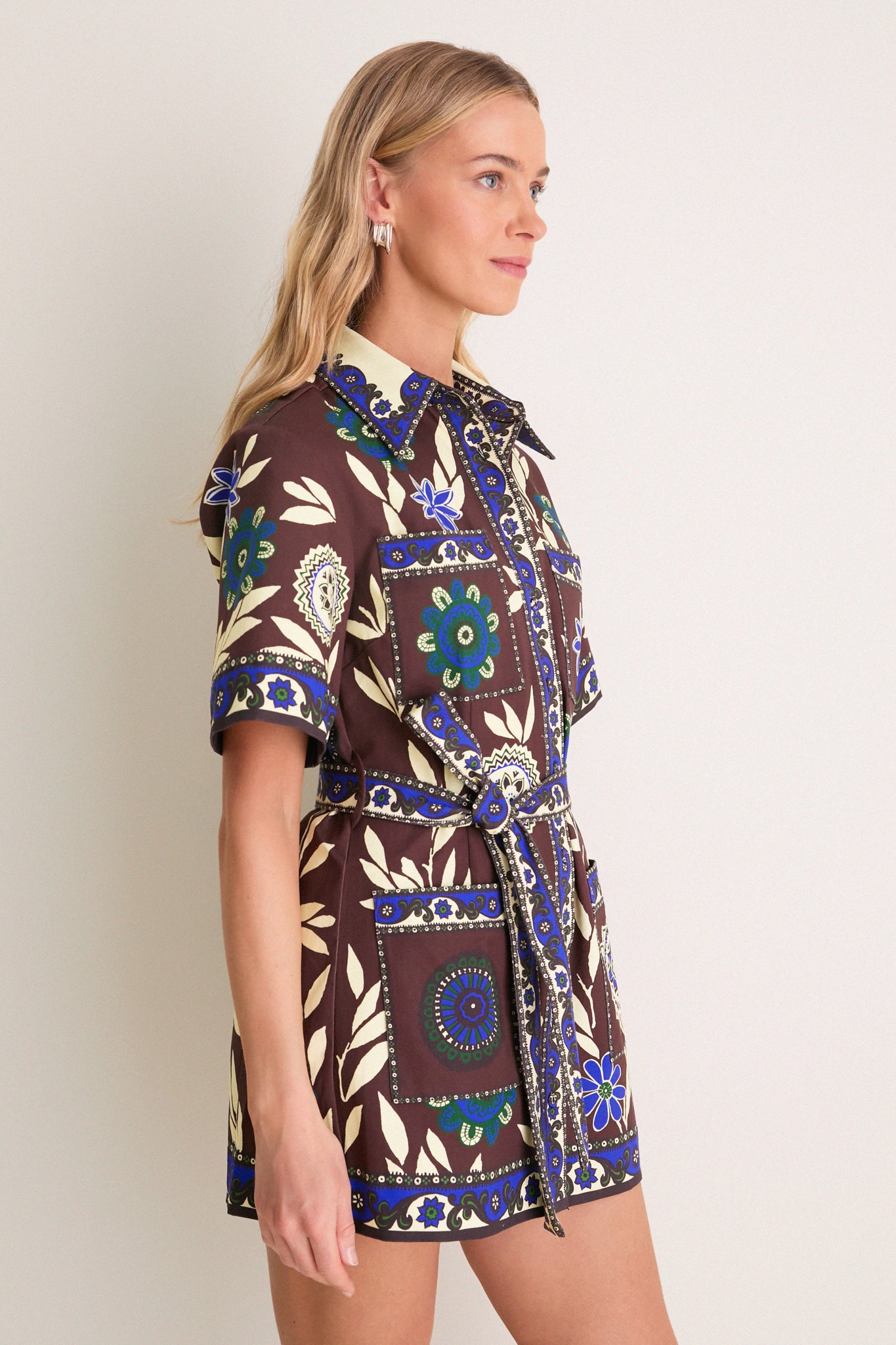 jasper mini dress Jasper Mini Bubble Dress - Sea Print