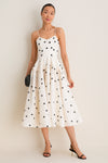Ivory and Black Parma Dress