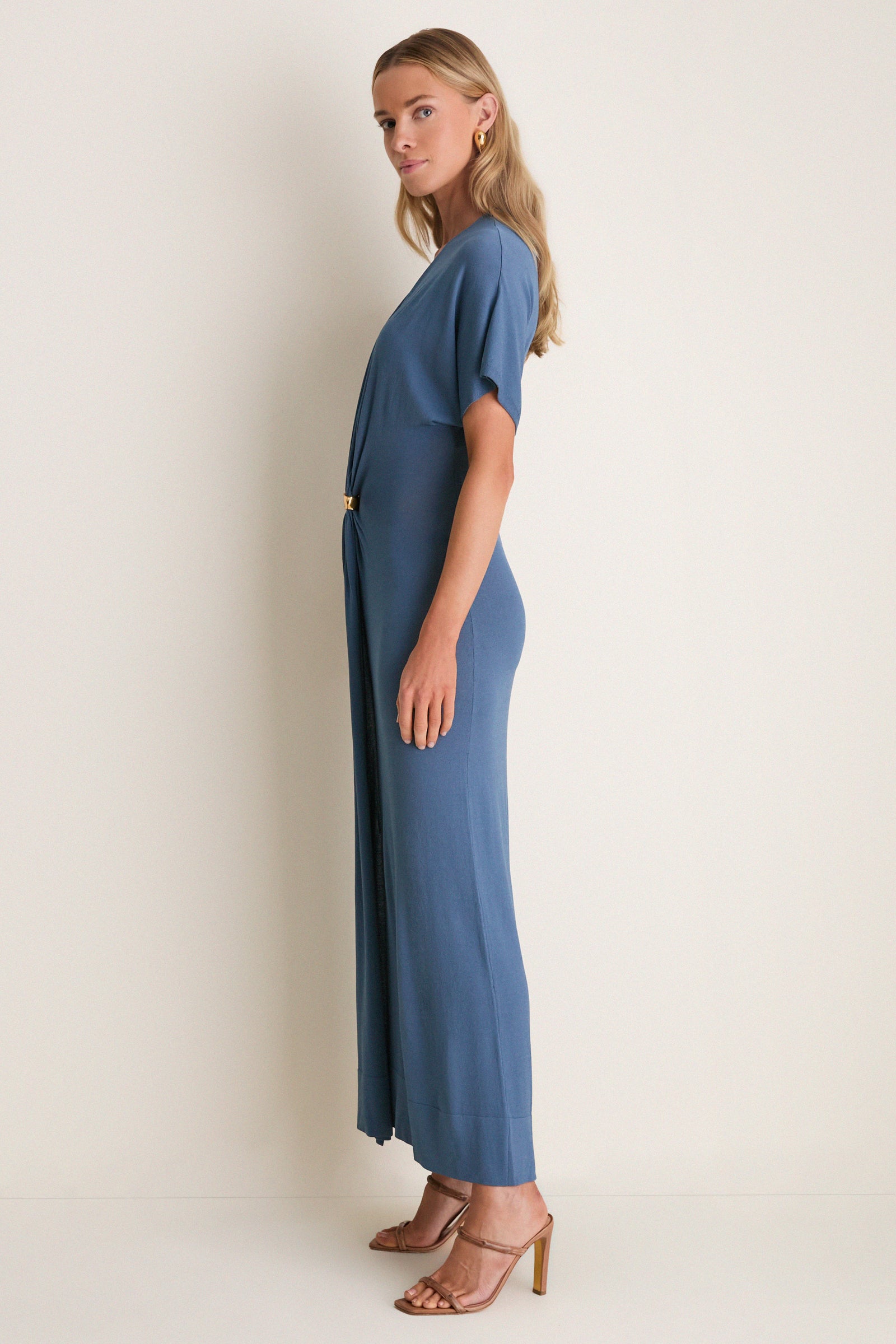 Ash Blue Rena Midi Dress