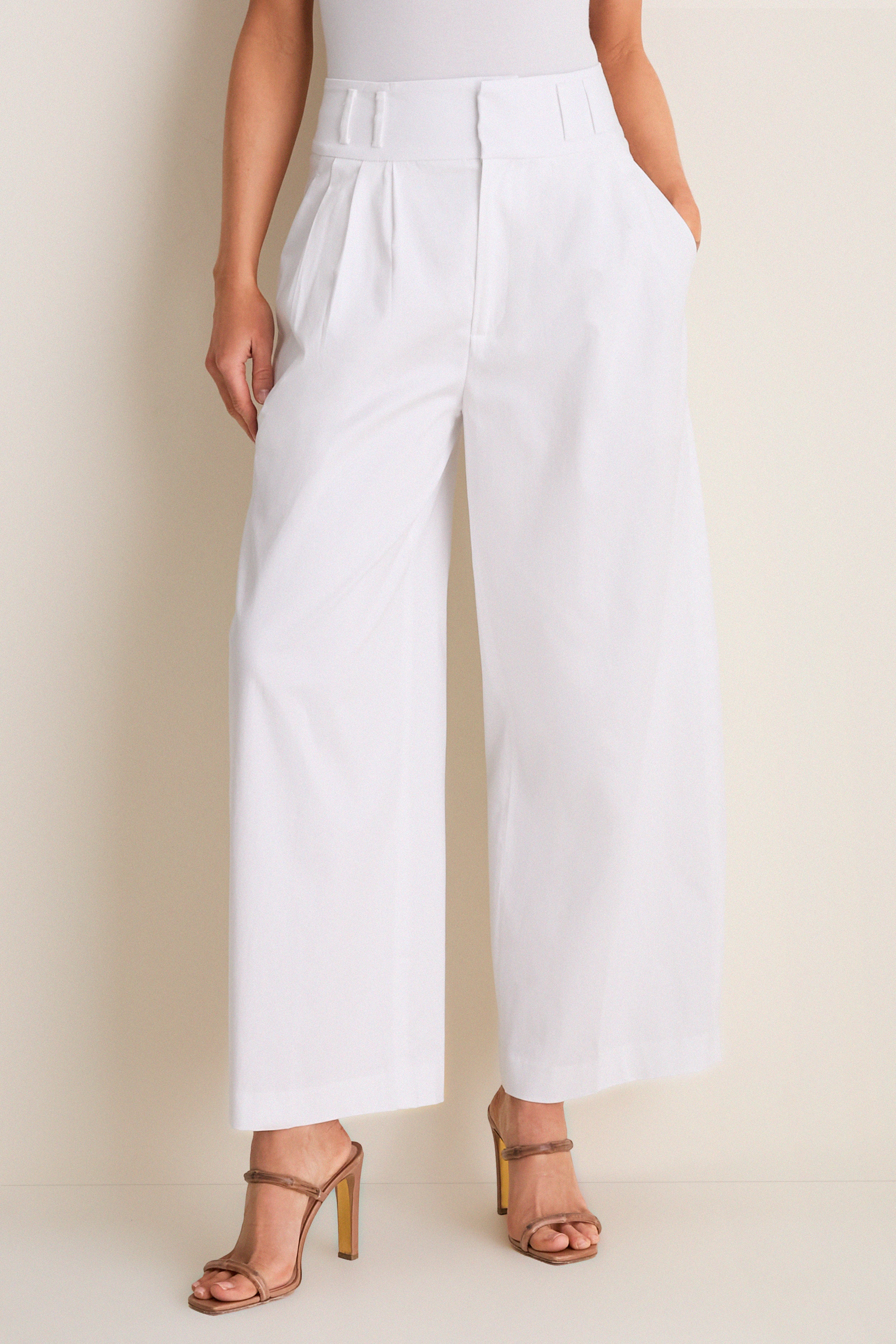 Optic White Wilson Pants | Altuzarra