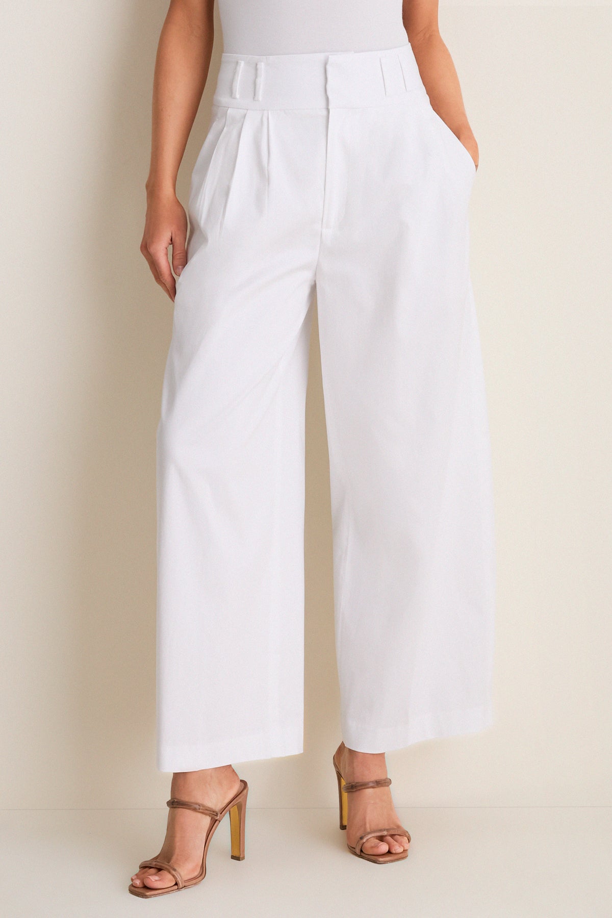 Optic White Wilson Pants