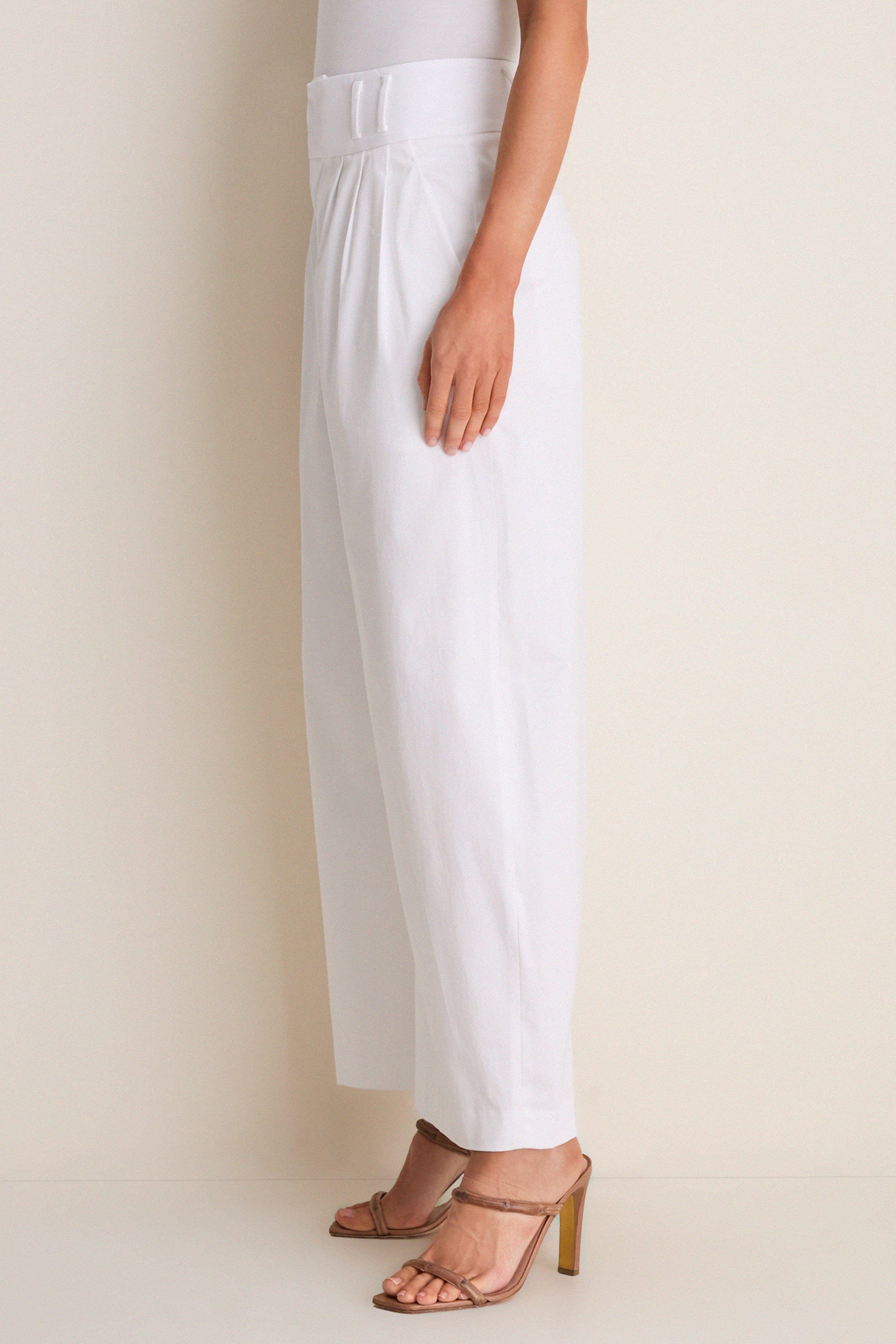 Optic White Wilson Pants | Altuzarra