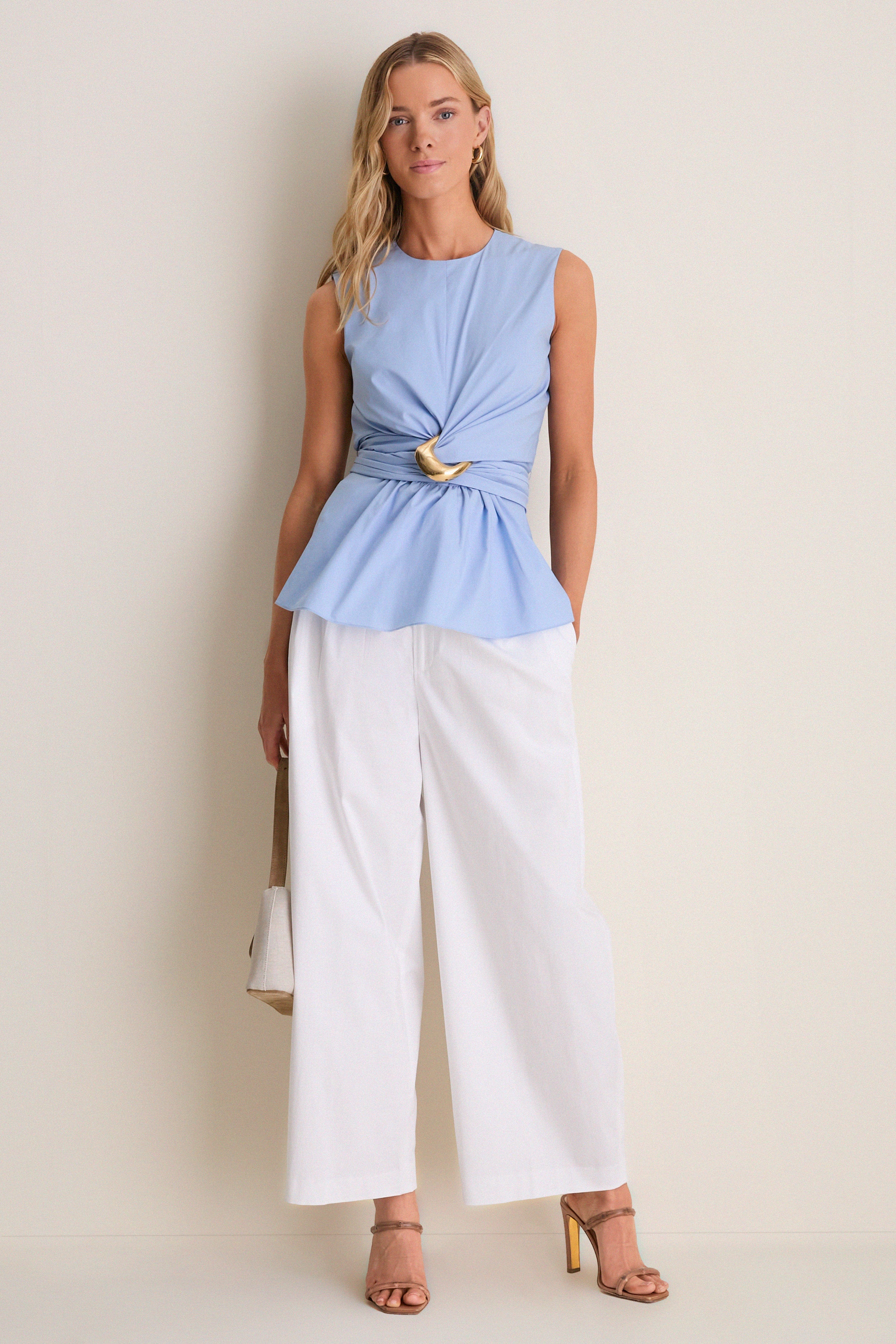 Optic White Wilson Pants | Altuzarra