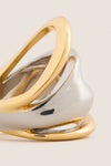 Gold and Silver Olio Ring