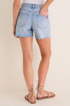 Normandy Vintage Kennedy Relaxed Mid Rise Cut Off Short