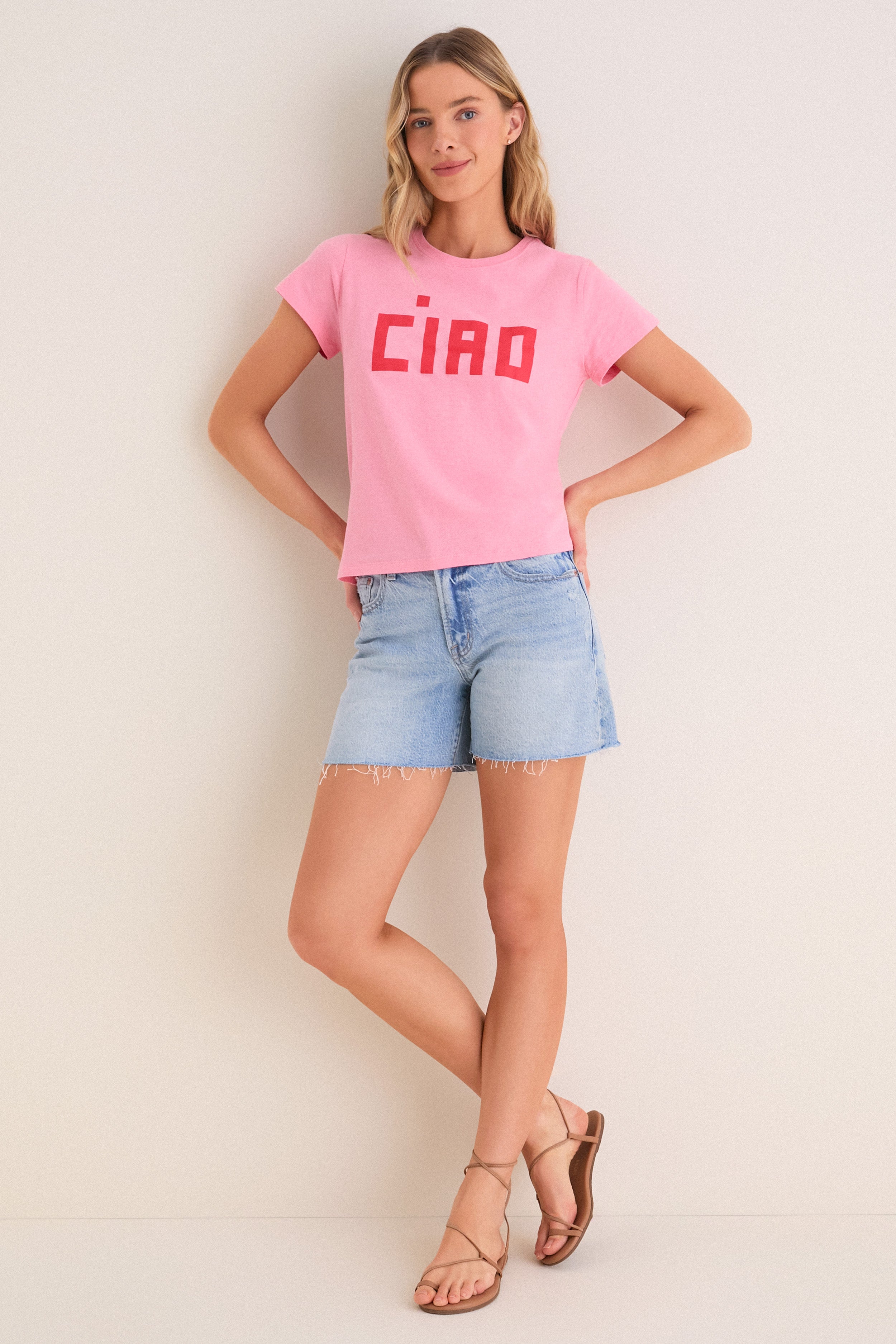 Normandy Vintage Kennedy Relaxed Mid Rise Cut Off Short | Pistola
