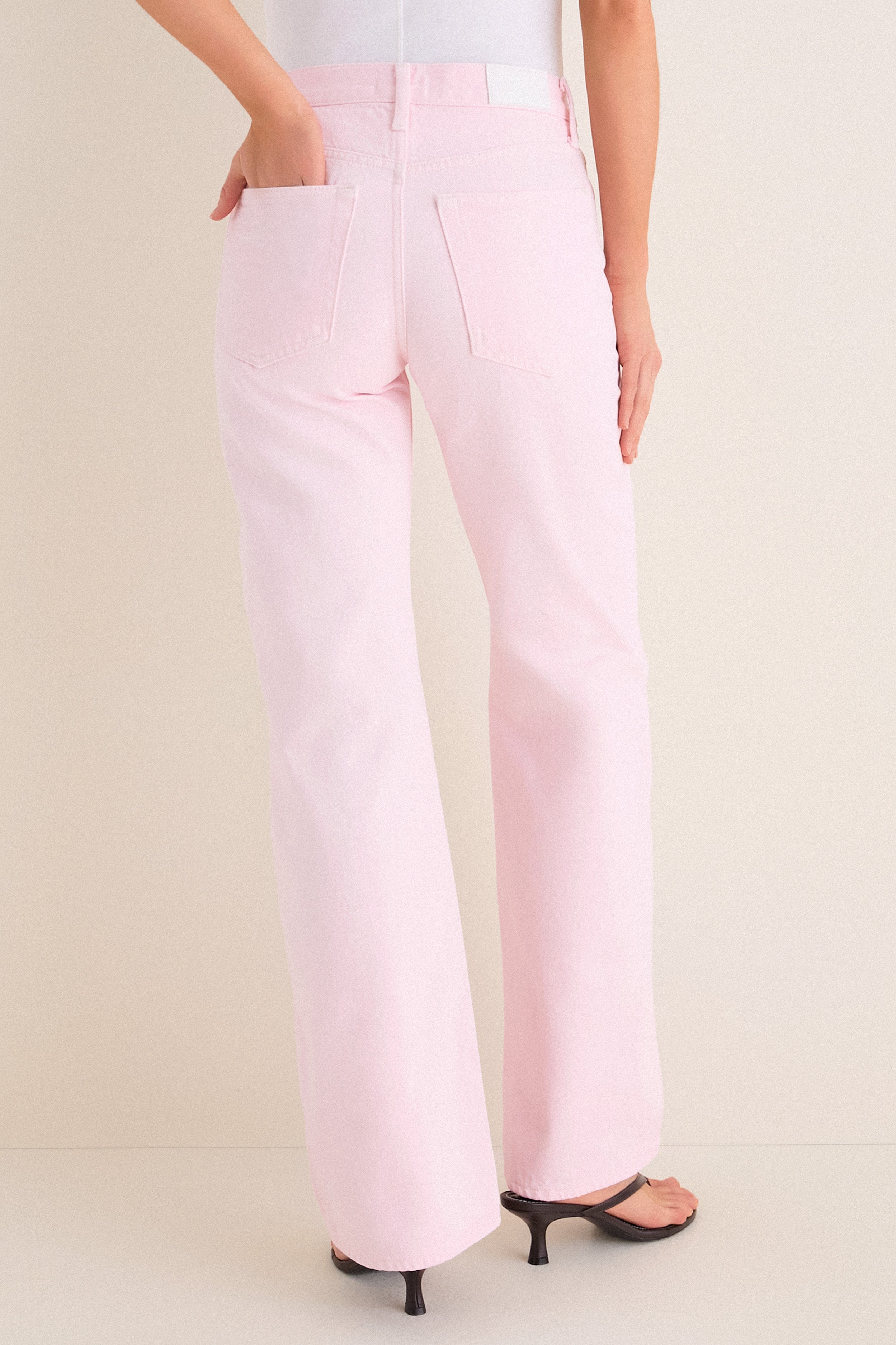Blush Larsen Relaxed Flare | Pistola Denim