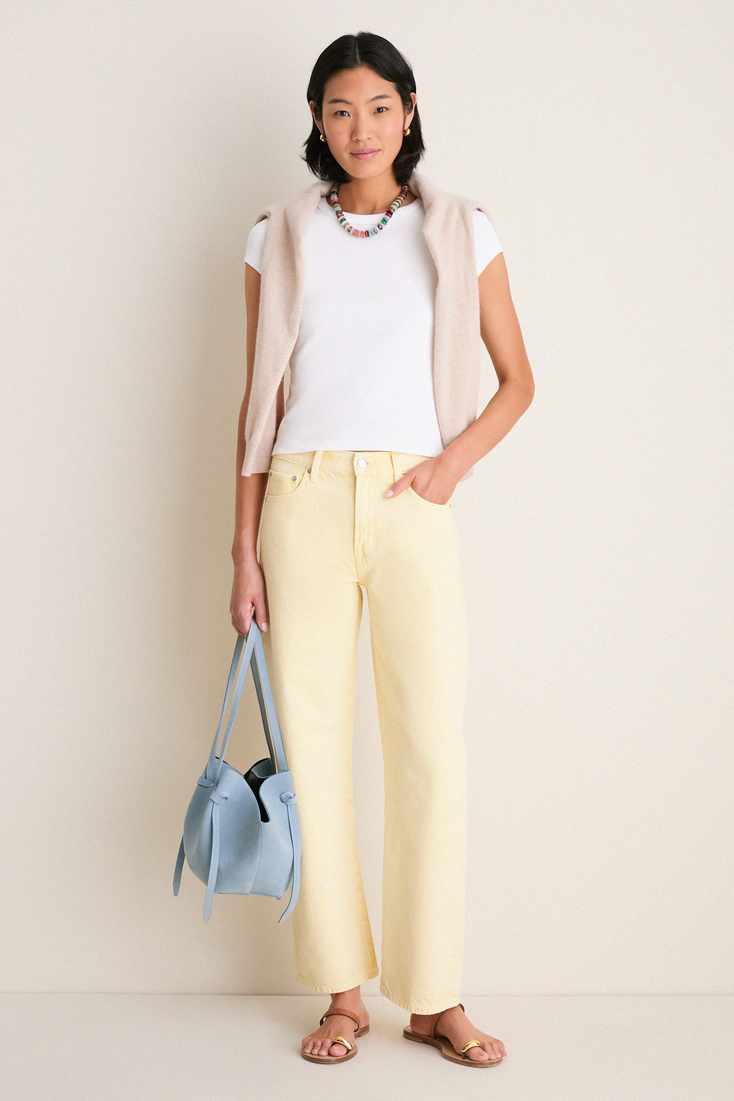 Day Glow Lexi Mid Rise Bowed Straight