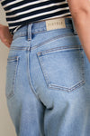 Bistro High Rise Ultra Wide Leg Lana Crop