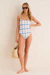 Multi Smocked Madras Scoop Kennedy One Piece