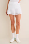 White Cane 13 Inch Williams Tennis Skirt