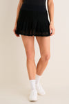Black Cane 13 Inch Williams Tennis Skirt