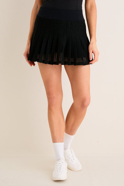 Black Cane 13 Inch Williams Tennis Skirt | Tnuck Sport
