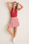 Clay Sleeveless Performance Jersey Connors Mock Neck