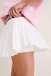 White 13 Inch Lexi Tennis Skirt