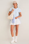 White Bette Bubble Tennis Skirt