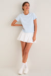 White Bette Bubble Tennis Skirt