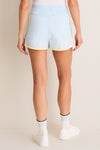 Light Blue Performance Stretch Woven Fonda Jogger Short