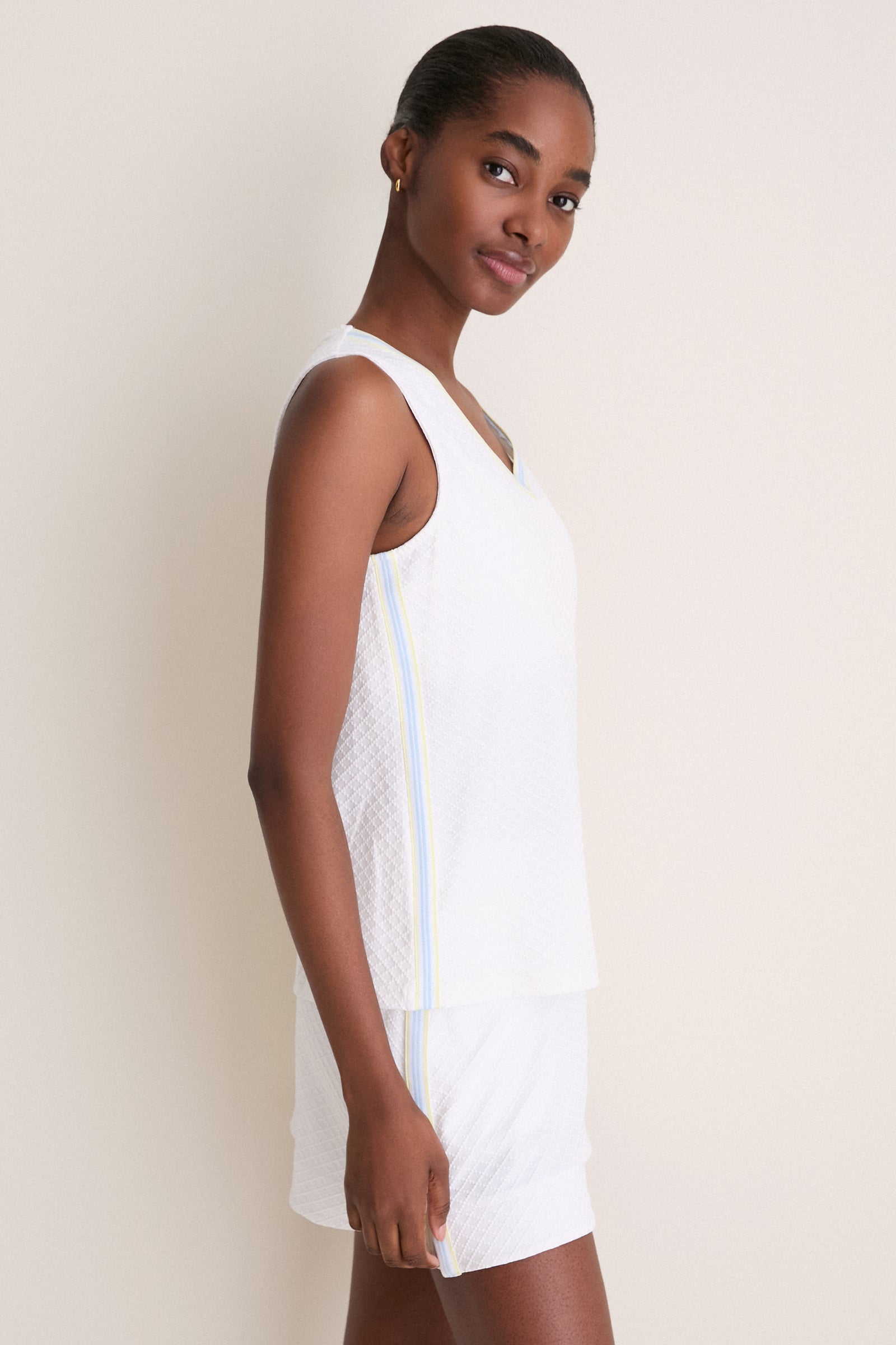 Trellis Meyer V-Neck