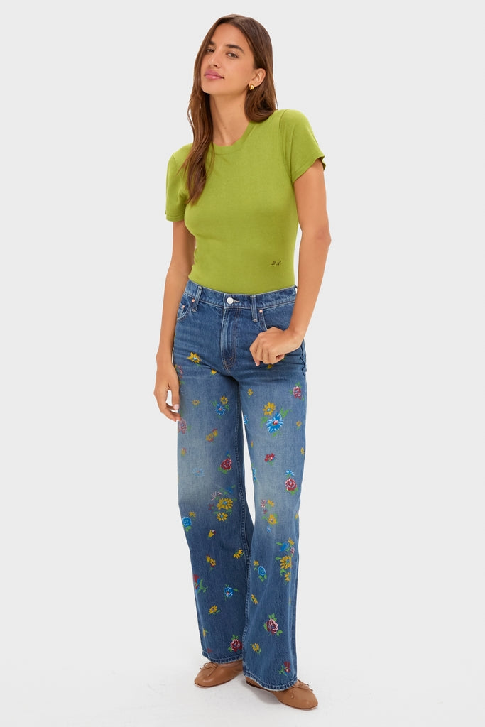 Field of Flowers The Rerun Zip Sneak