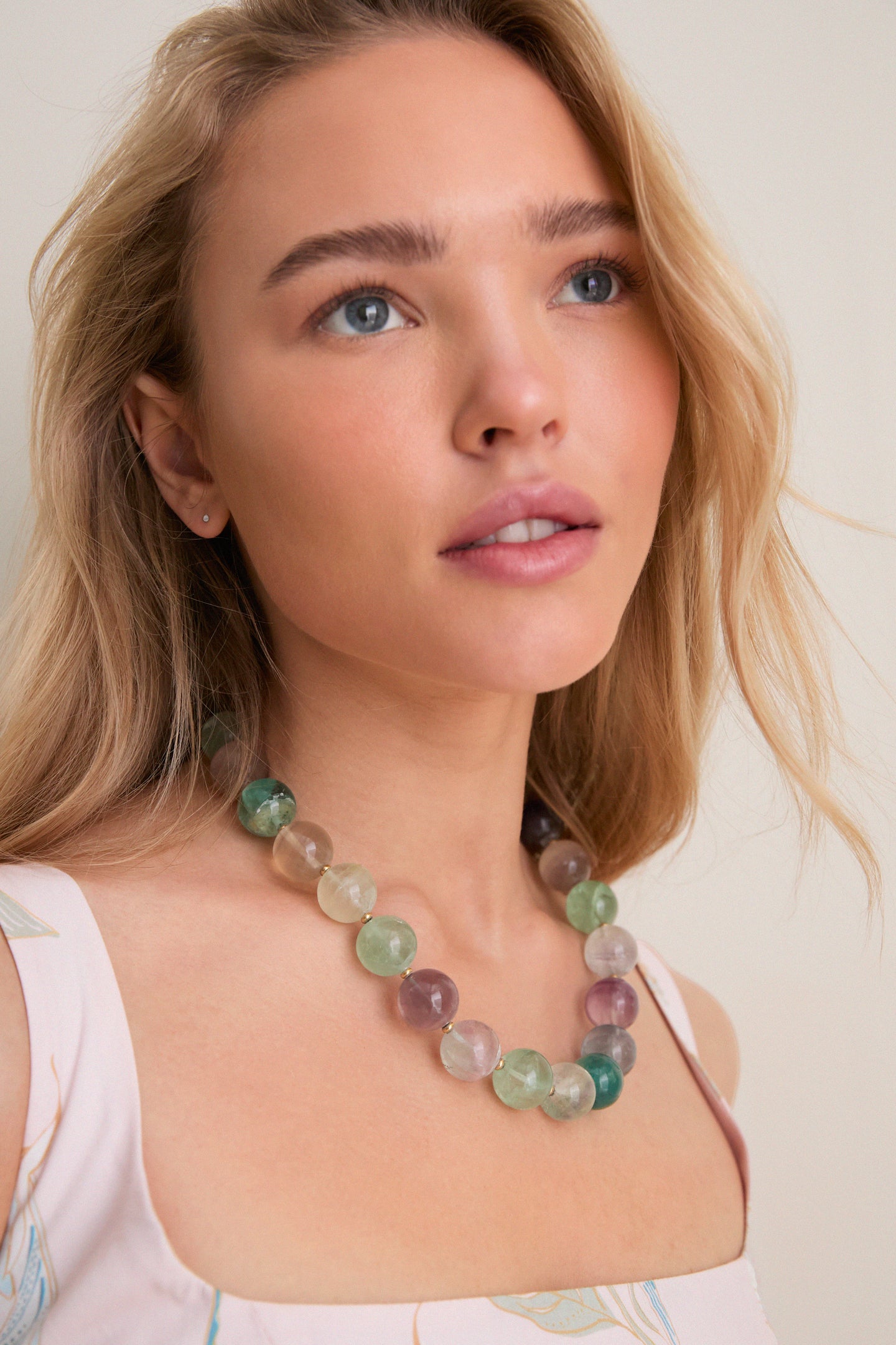 Fluorite Cosmic Necklace