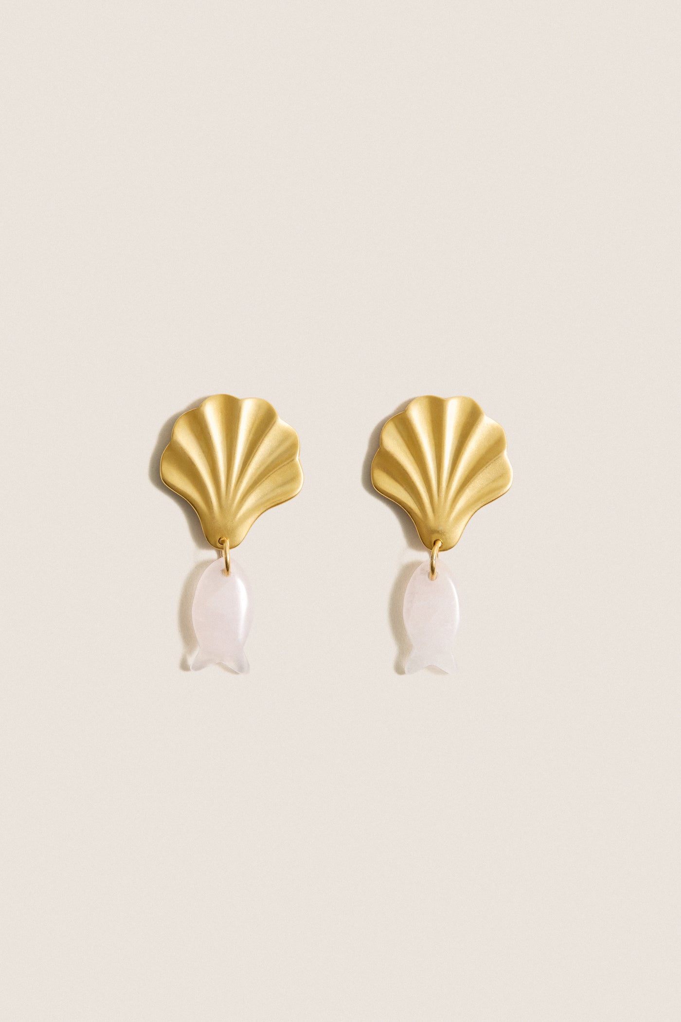 Rose Quartz Juno Earrings