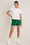 White Performance Cotton Carter Henley Tee