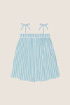 Girls Ticking Stripe French Terry