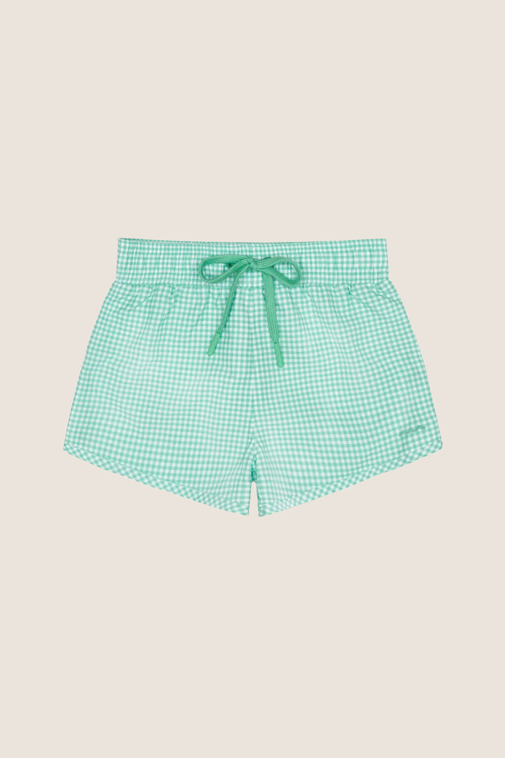 Boys Green Gingham Boardie