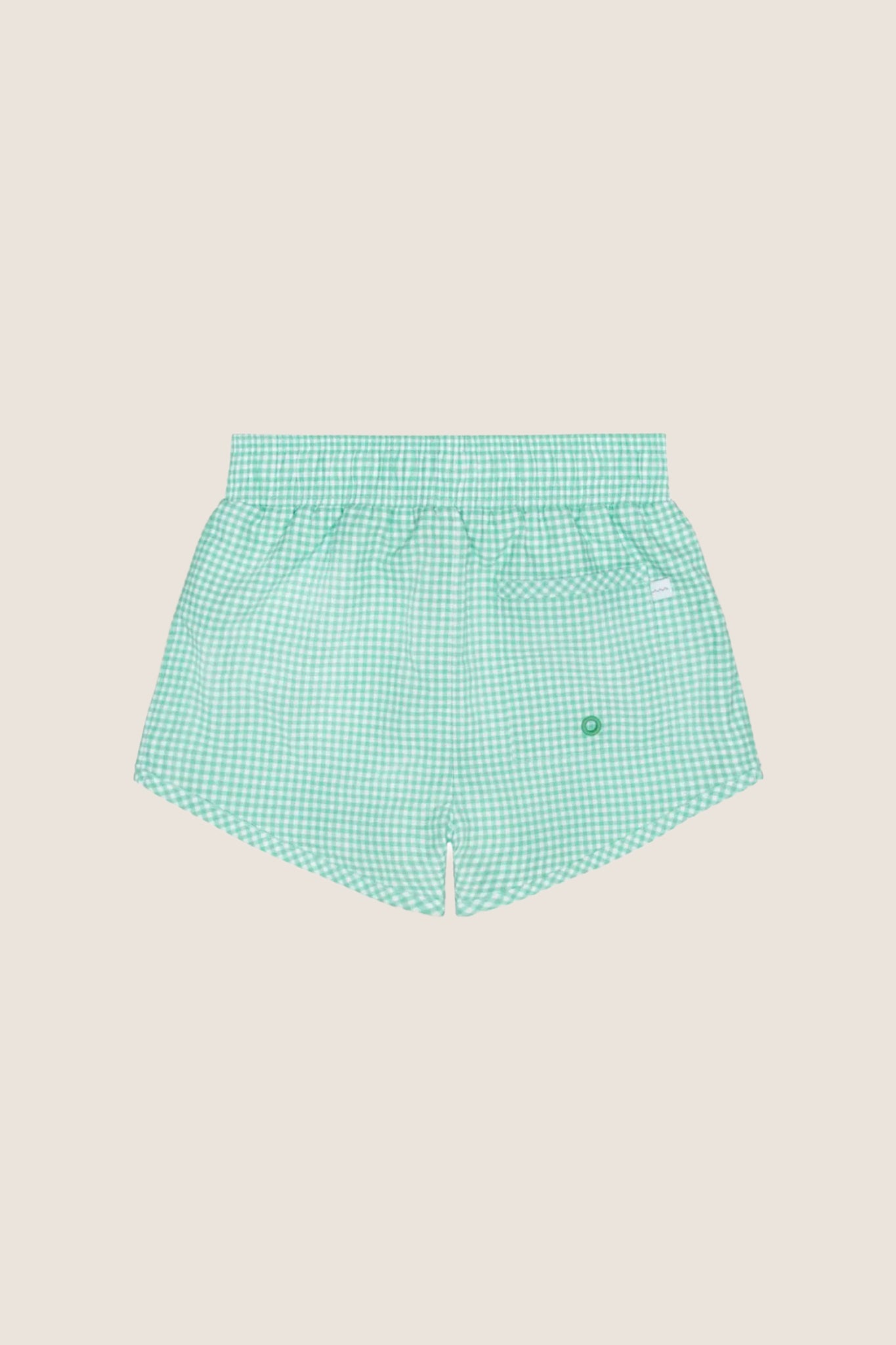 Boys Green Gingham Boardie