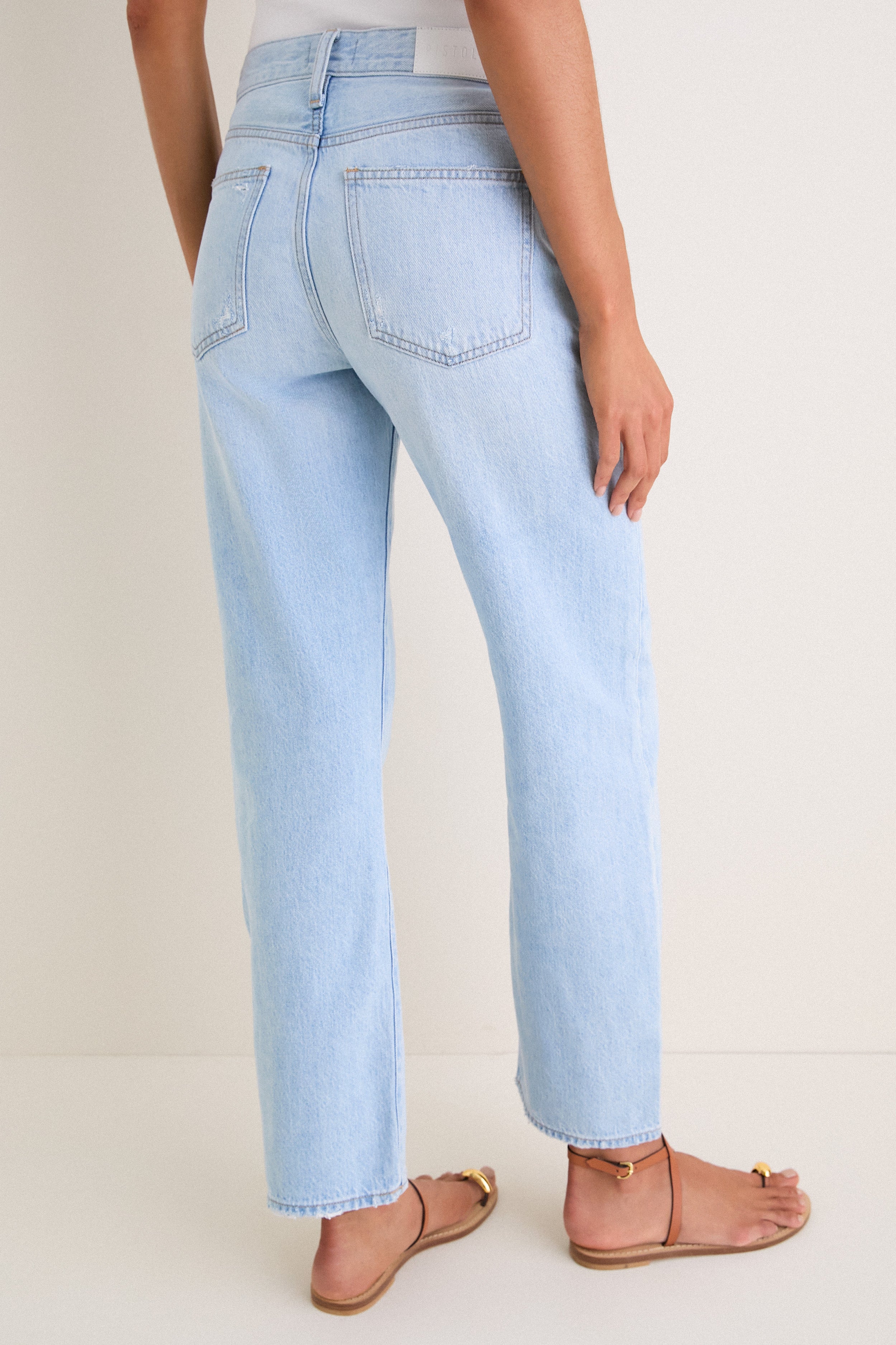 Dolce Vita Vintage Lexi Mid Rise Bowed Straight