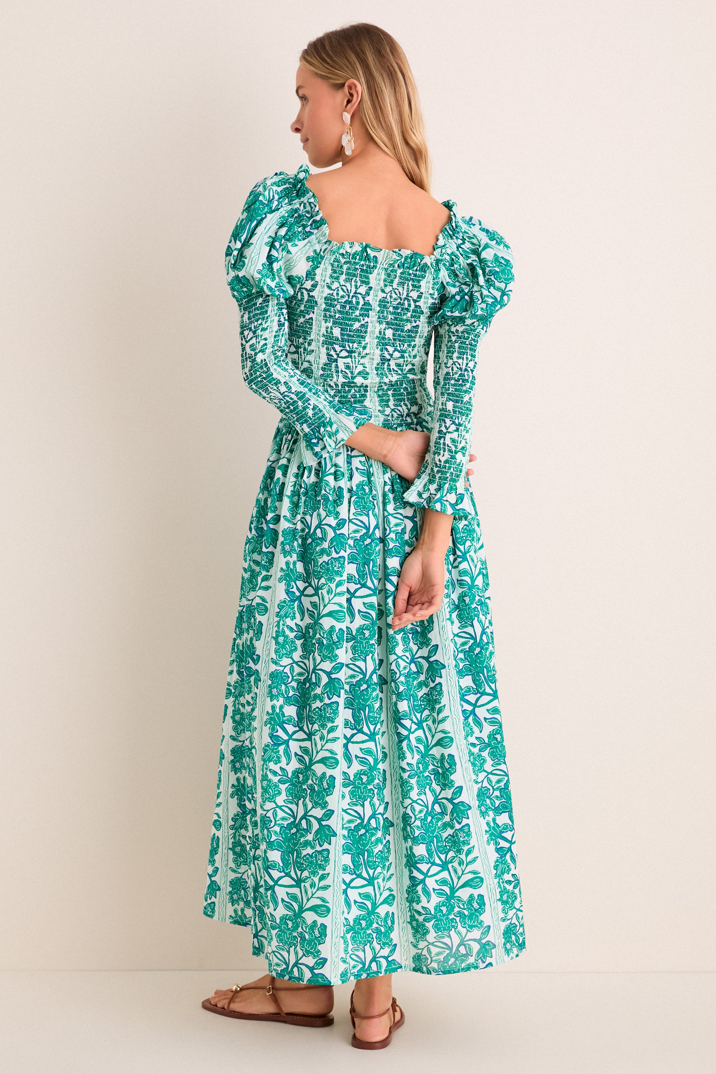 Green Serendipia Jocelyn Maxi Dress