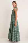 Green Indra Reece Maxi Dress