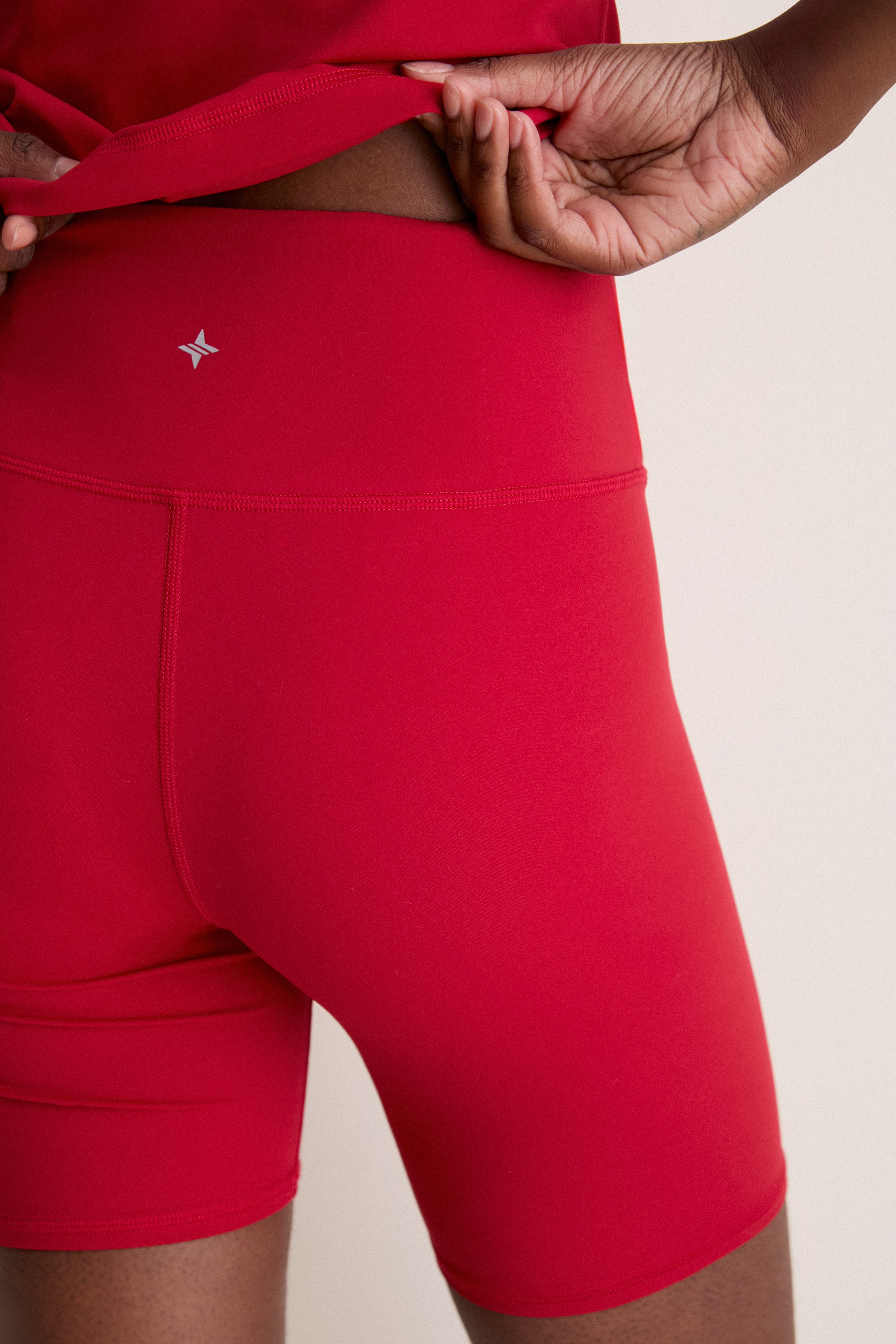 Red Compression Spandex Mac Bike Short | Tnuck Sport | Tuckernuck