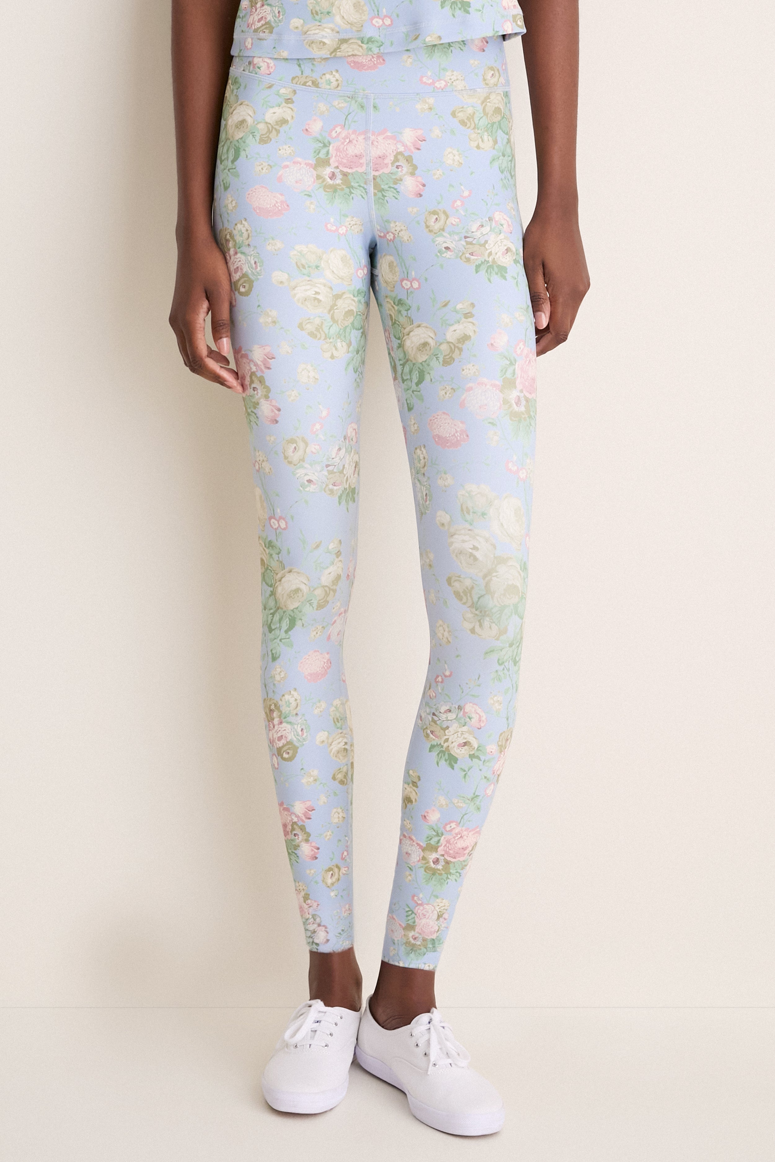 【ぱっくん＠土日受取不可】PELTHY RESET LEGGINGS Clubhouse Chintz High Rise Compression Spandex MacKenzie Legging