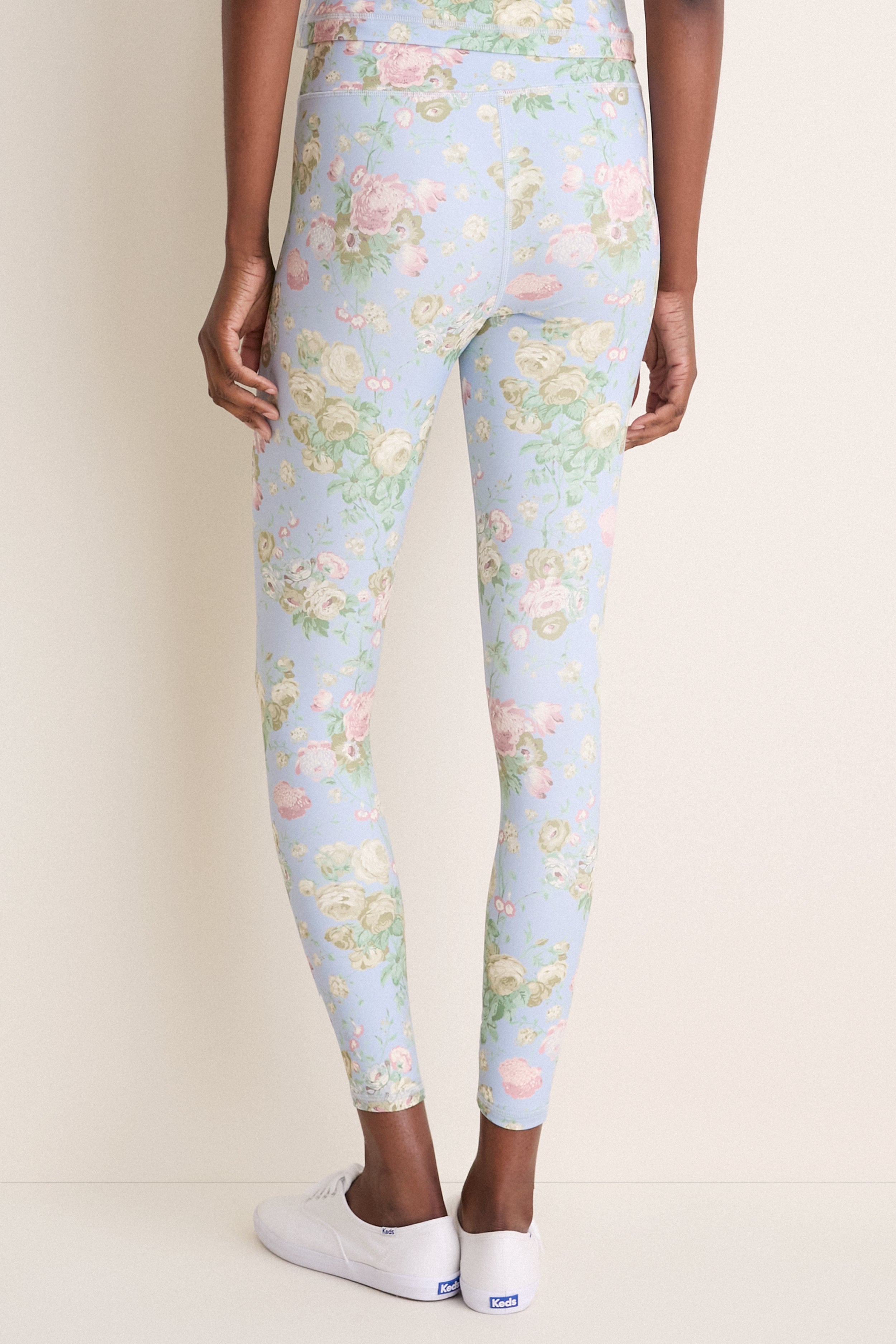 【ぱっくん＠土日受取不可】PELTHY RESET LEGGINGS Clubhouse Chintz High Rise Compression Spandex MacKenzie Legging